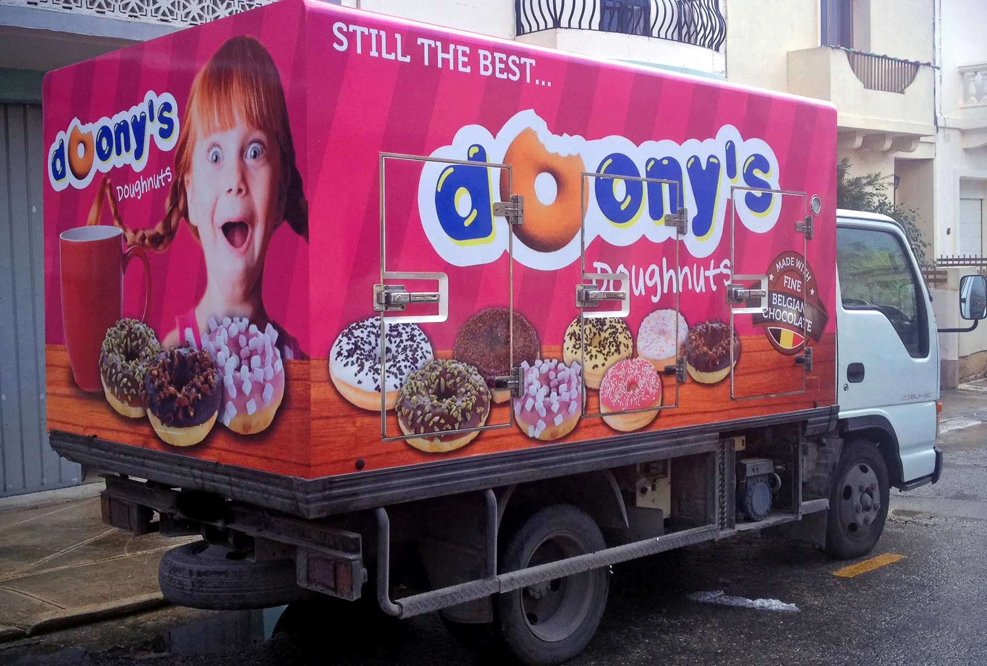 Doony's Truck — vehicle wrapping by Delta Media Services