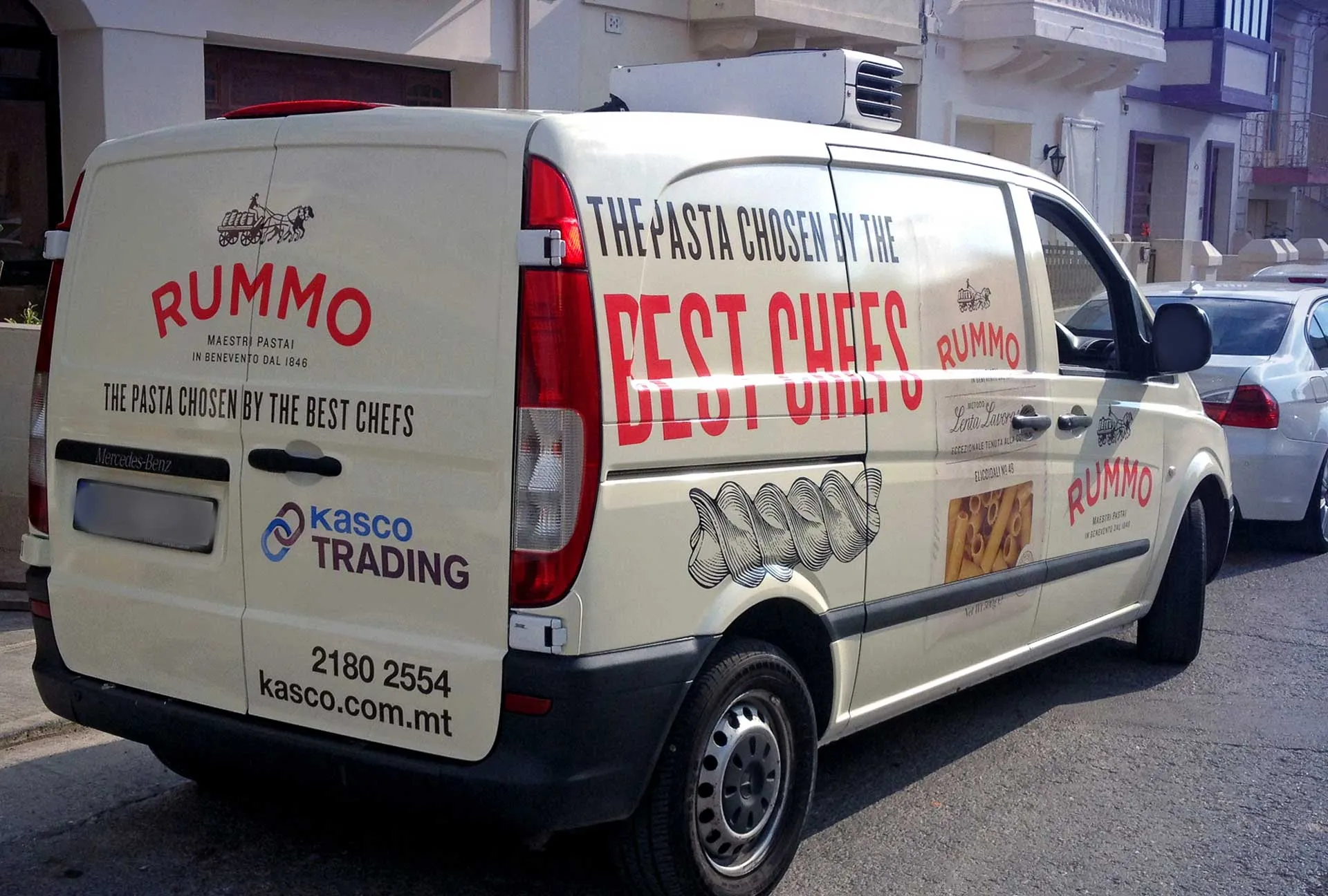 Rummo Van — vehicle wrapping by Delta Media Services