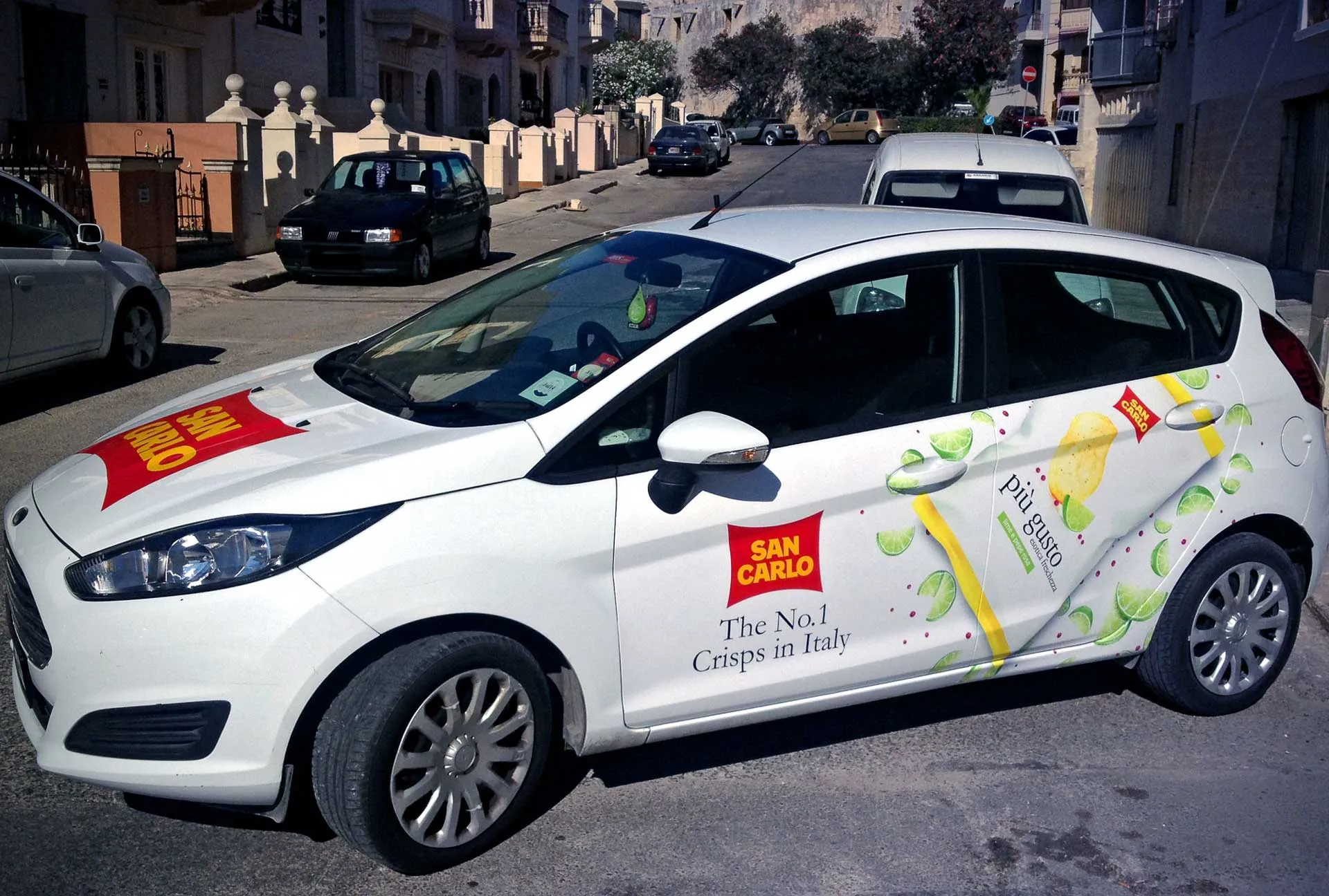 San Carlo Car — vehicle wrapping by Delta Media Services