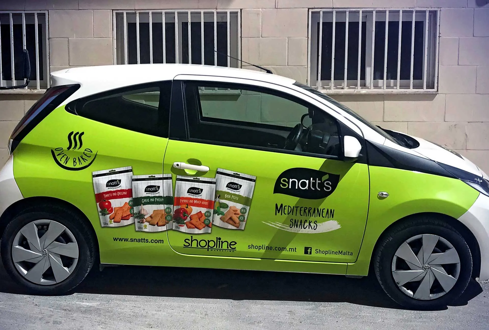 Snatts Car — vehicle wrapping by Delta Media Services