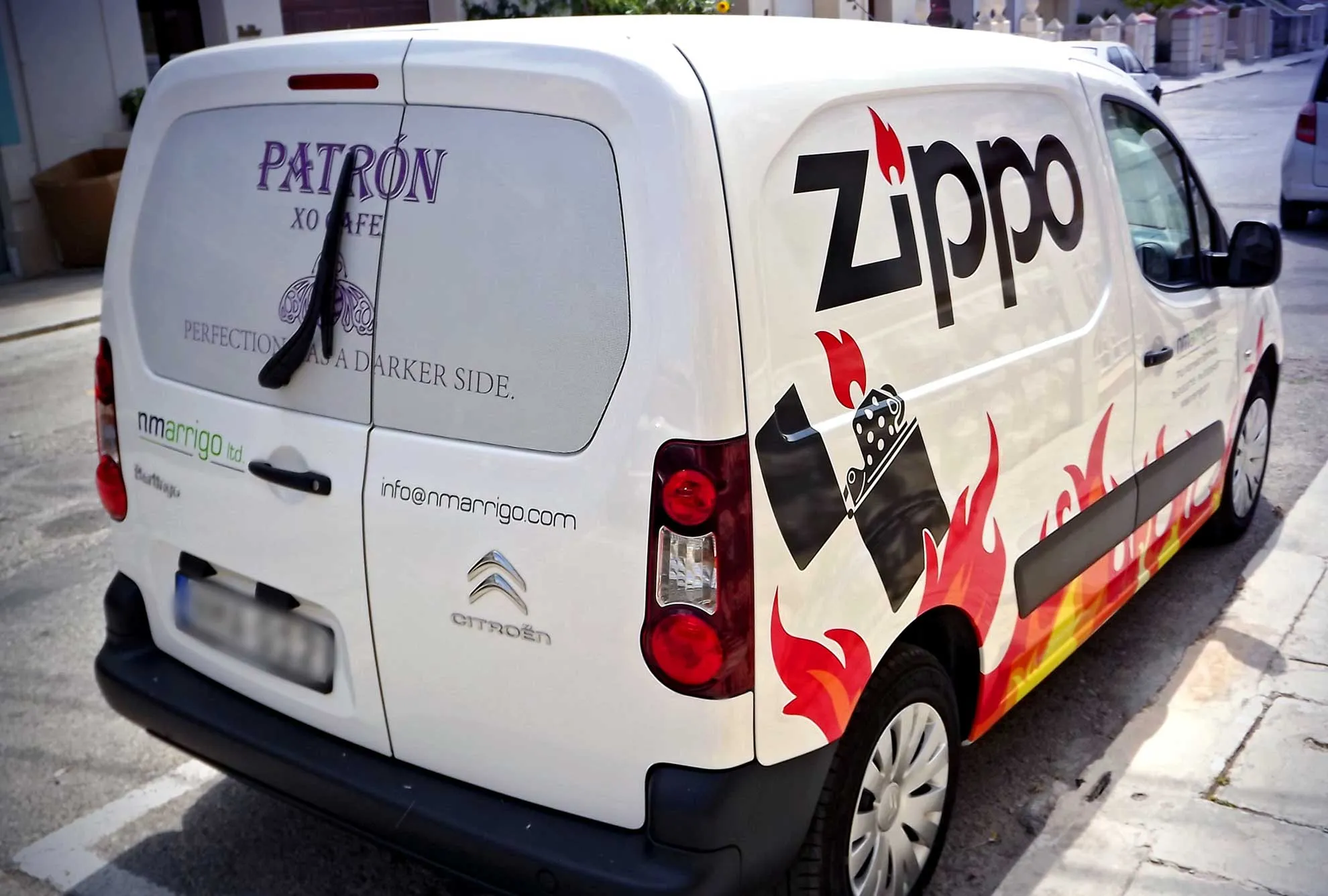 Zippo Van — vehicle wrapping by Delta Media Services